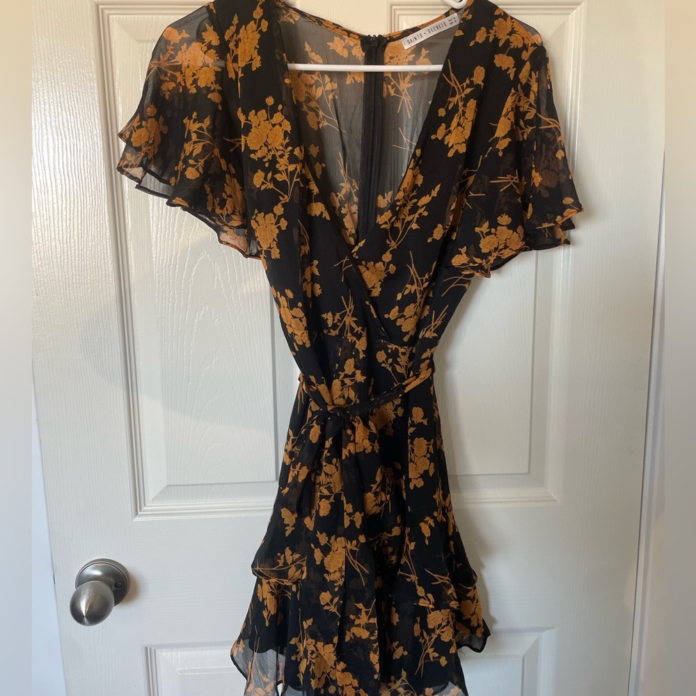 Gold and Black dress